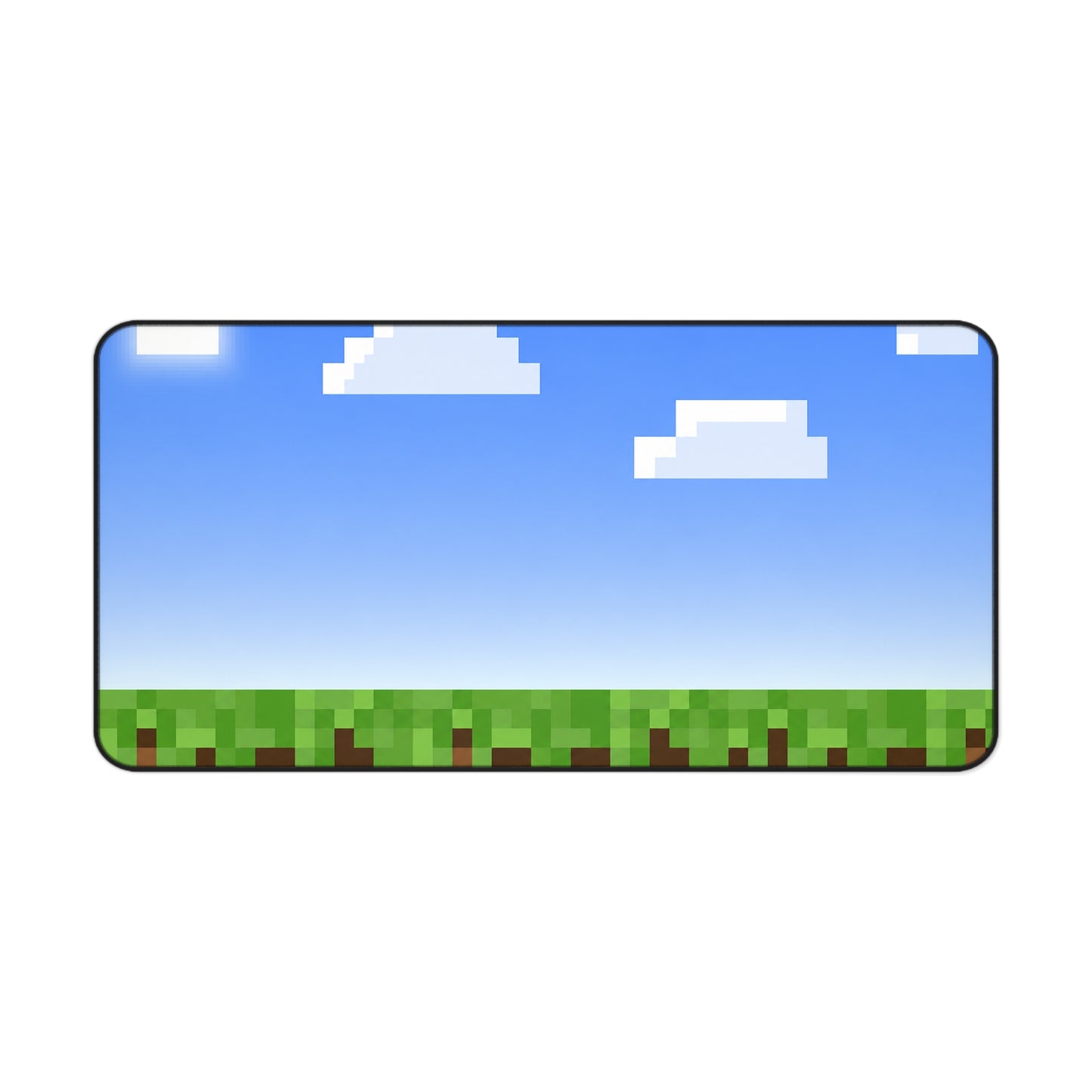 Minecraft Grassland Desk Mat — Retro Gaming Mousepad