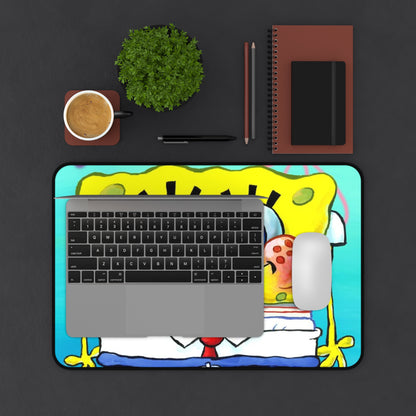 SpongeBob Desk Mat — Colorful Cartoon Mouse Pad