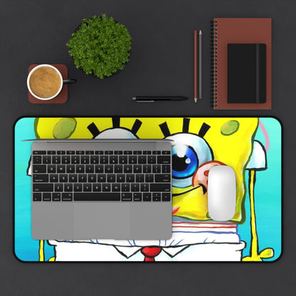 SpongeBob Desk Mat — Colorful Cartoon Mouse Pad