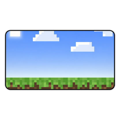 Minecraft Grassland Desk Mat — Retro Gaming Mousepad