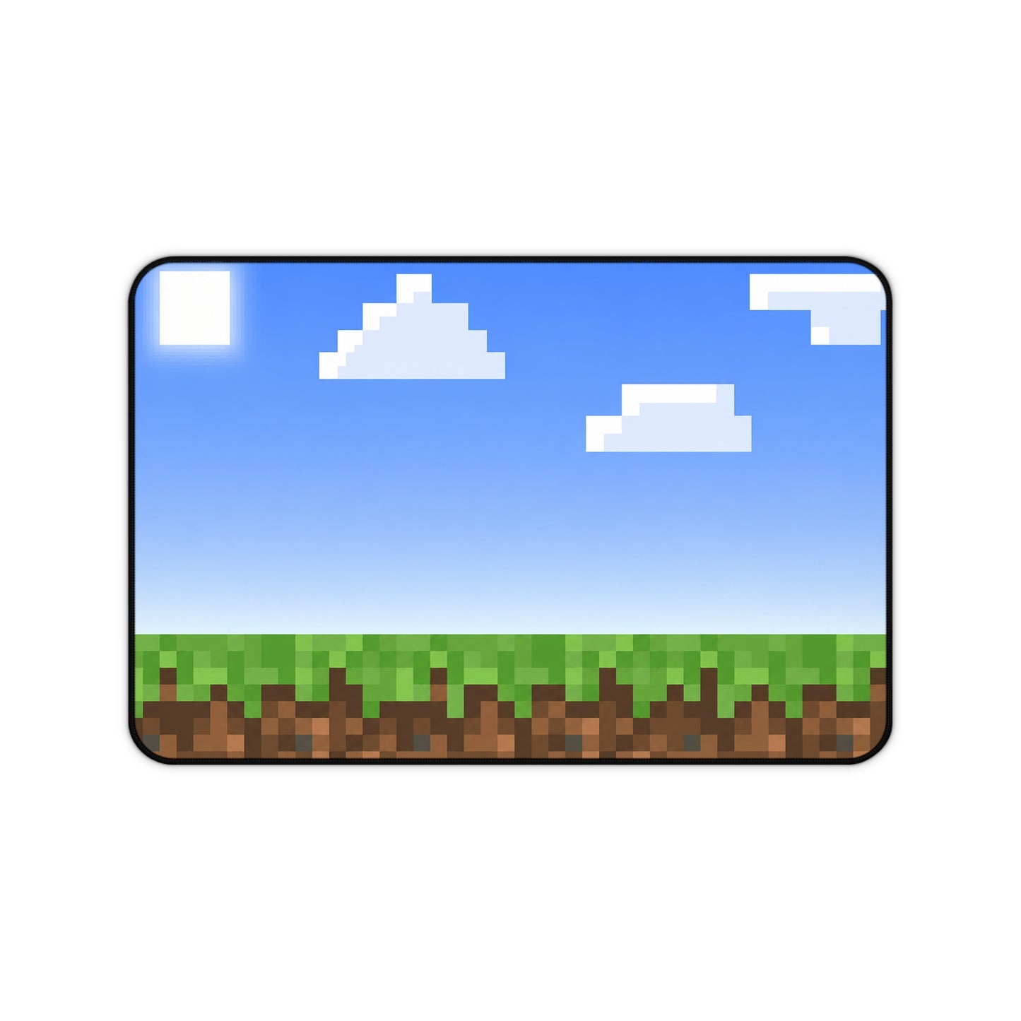 Minecraft Grassland Desk Mat — Retro Gaming Mousepad